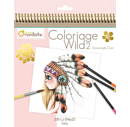 Carnet de coloriage Wild 2