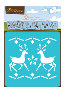 6 pochoirs Noël 2