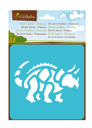 6 pochoirs Dinosaures