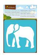 6 pochoirs Animaux de la savane