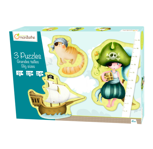 3 Puzzles géants Pirates