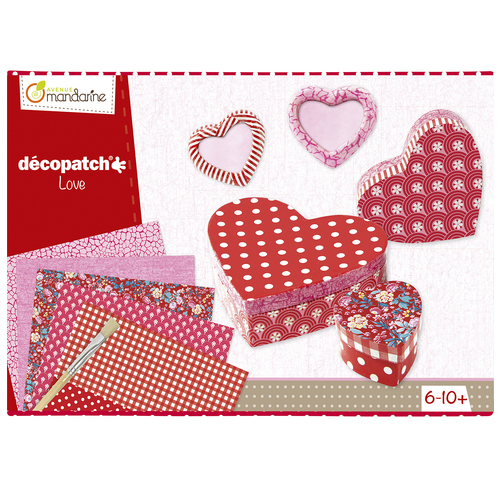 Creative box Decopatch Love kit