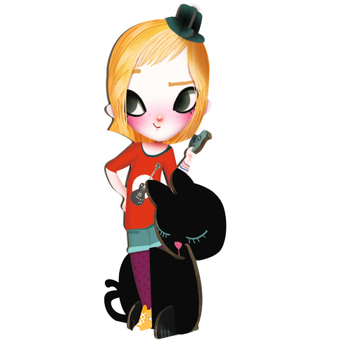Card Avenue Mandarine Lolie LOL Lilie 3D Charakter Creative Kit