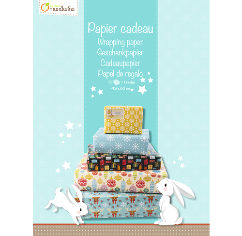 Wrapping Paper Book, Christmas