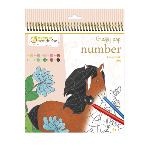 Clairefontaine, Avenue Mandarine – Cuaderno de espiral Graffy Pop