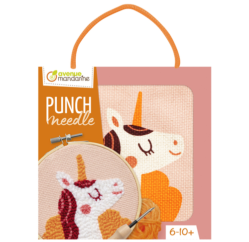 Punch needle, Unicorno