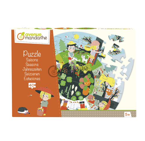 Puzzle grande taille, Les saisons