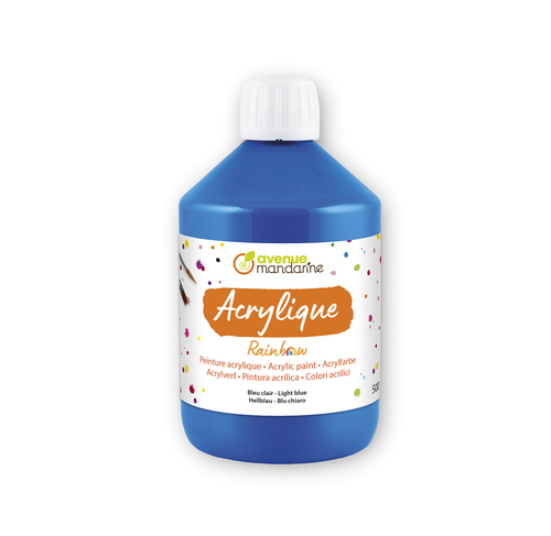 ACRYLIQUE MATE 500 ML BLEU CLAIR